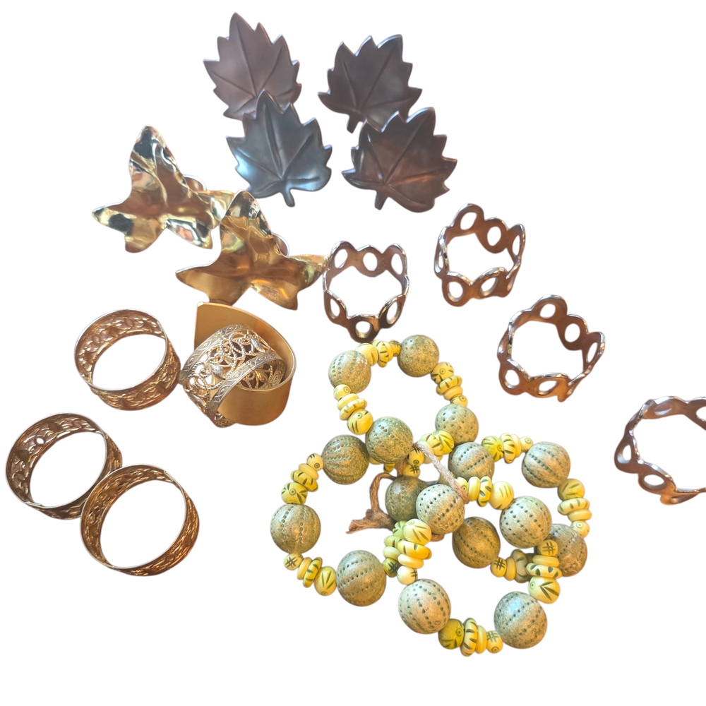Gold and Yellow Women's Accessory Set